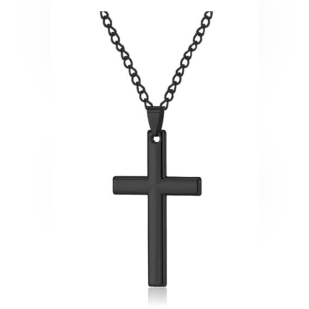 ✝️🆕✝️Black Cross Pendant Necklace